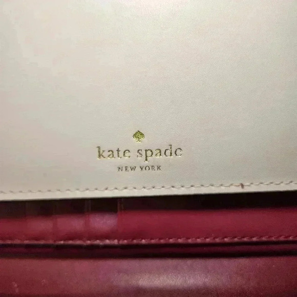 Kate Spade Winni Wright Place Crossbody Wallet Clutch Plum Dawn WLRU3192 - Picture 7 of 14